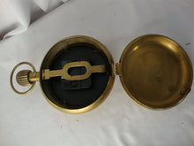 Load image into Gallery viewer, Vintage Thomas Ross Brass Wall Mount Pocket Watch Clock