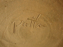 Load image into Gallery viewer, Patton Signed Folk Art Pottery Putty Pottery Crock with Double Handles Blue Crab Outline on Front