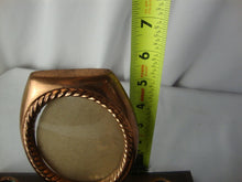 Load image into Gallery viewer, Vintage Bronze Baby Girl Shoes With Picture Frame