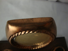 Load image into Gallery viewer, Vintage Bronze Baby Girl Shoes With Picture Frame