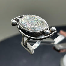 Load image into Gallery viewer, Ring, Sterling Silver, Mother Of Pearl, Made in Mexico, Size 8