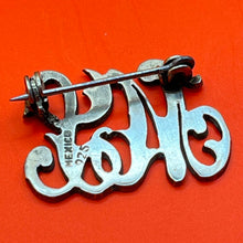 Load image into Gallery viewer, Pin, Brooch, Sterling Silver, Initials ML