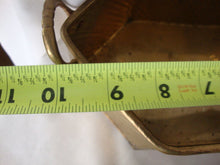 Load image into Gallery viewer, Vintage Brass Handled Angular Nesting Planters Set of 4