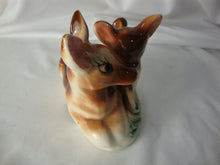 Load image into Gallery viewer, Vintage Ceramic Mom with Fawn Small Indoor Planter
