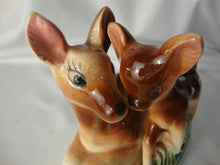 Load image into Gallery viewer, Vintage Ceramic Mom with Fawn Small Indoor Planter