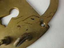 Load image into Gallery viewer, Vintage Brass Padlock Shape Small Wall Mount Key Holder 5 Hooks