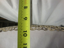 Load image into Gallery viewer, Vintage Regency Style Silver Tone Metal Filigree Vanity Tray Mirror