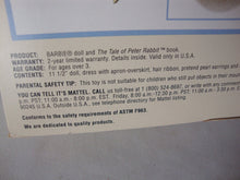 Load image into Gallery viewer, 1997 Mattel Barbie and The Tale of Peter Rabbit Collector Edition Doll NIB