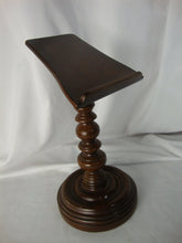 Load image into Gallery viewer, Vintage Knob Creek Book/Recipe Stand Turned Wood
