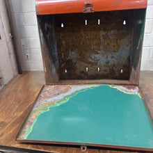 Load image into Gallery viewer, Vintage Red Metal Mailbox