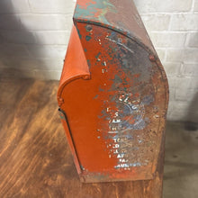 Load image into Gallery viewer, Vintage Red Metal Mailbox