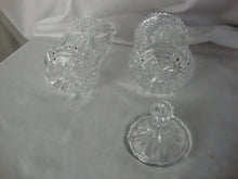Load image into Gallery viewer, Vintage JG Durand France Cristal Au Plomb Creamer and Sugar with Lid Set