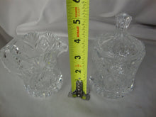 Load image into Gallery viewer, Vintage JG Durand France Cristal Au Plomb Creamer and Sugar with Lid Set