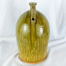 Load image into Gallery viewer, Double Signed Marvin Bailey Folk Art Pottery Yellow Speckle SC Dispensary Pottery Bottle Jug