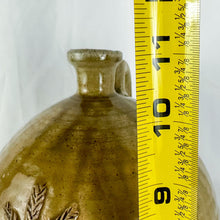Load image into Gallery viewer, Double Signed Marvin Bailey Folk Art Pottery Yellow Speckle SC Dispensary Pottery Bottle Jug