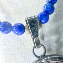 Load image into Gallery viewer, Vintage Sterling Silver Bezel Murano Millefiori Pendant Beaded Necklace