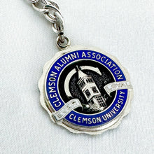 Load image into Gallery viewer, Vintage Sterling Silver Clemson Charm Bracelet