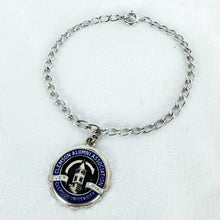 Load image into Gallery viewer, Vintage Sterling Silver Clemson Charm Bracelet