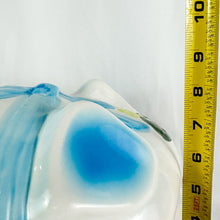 Load image into Gallery viewer, Vintage Large Blue & White Ceramic Piggy Bank