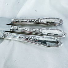 Load image into Gallery viewer, Vintage Oneida "Virginian" Sterling Silver 24-Piece (6-People) Flatware Set