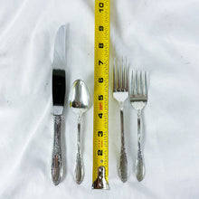 Load image into Gallery viewer, Vintage Oneida "Virginian" Sterling Silver 24-Piece (6-People) Flatware Set