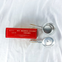 Load image into Gallery viewer, 1940's Betty & Bob Toy Cooking Utensil's Aluminum Chicken Fryer with Original Box