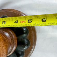 Load image into Gallery viewer, 1960s Wood & Wrought Iron 5-Candle Candelabra