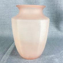 Load image into Gallery viewer, Vintage Anchor Hocking Princess Pink Satin Glass Vase