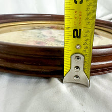 Load image into Gallery viewer, Vintage Oval-Framed M. Black Floral Lithograph Print