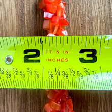 Load image into Gallery viewer, Vintage Orange Stone Twisted Multi-strand Necklace