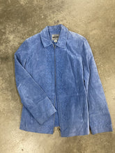 Load image into Gallery viewer, Jacket, Light Blue Suede Leather, Size Medium, AR Bernaroo Brand