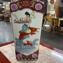 Load image into Gallery viewer, Vintage Geisha Girl Dual Panel Porcelain Chinese Vase