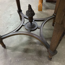 Load image into Gallery viewer, Antique Satinwood & Rosewood Carved End Table