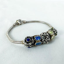 Load image into Gallery viewer, Vintage Pandora Sterling Silver 5-Bead Bracelet