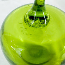 Load image into Gallery viewer, Vintage Viking Glass Hollow Green Apple Paperweight