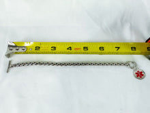 Load image into Gallery viewer, Vintage Sterling Silver "Fatally Allergic All Local Anesthetics" Medical ID Bracelet
