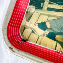 Load image into Gallery viewer, Authentic 1940 Coca-Cola Girl Metal Serving Tray