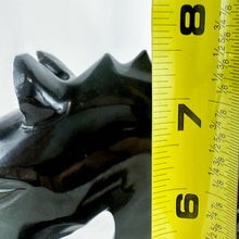 Load image into Gallery viewer, Vintage Carved Black Stone Horse Bust