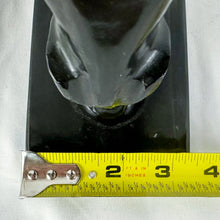 Load image into Gallery viewer, Vintage Carved Black Stone Horse Bust