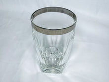 Load image into Gallery viewer, Vintage Libbey Platinum-Rimmed Lowball Glass