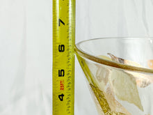 Load image into Gallery viewer, Vintage Mid-Century Modern Serving Bowl with Gold & Cream Leaves