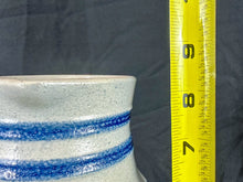 Load image into Gallery viewer, Vintage German Kleirabe Keramik Hand-Painted Blue Salt Glaze Stoneware Pitcher
