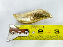 Load image into Gallery viewer, Vintage Large Sterling Silver Gold-Tone Abstract Earrings