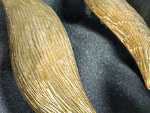 Load image into Gallery viewer, Vintage Large Sterling Silver Gold-Tone Abstract Earrings