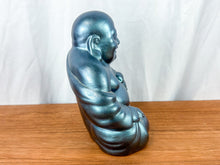 Load image into Gallery viewer, Vintage Blue Happy Buddha Figurine