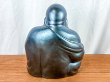 Load image into Gallery viewer, Vintage Blue Happy Buddha Figurine