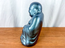 Load image into Gallery viewer, Vintage Blue Happy Buddha Figurine