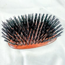 Load image into Gallery viewer, Vintage Gould Sterling Silver Mahogany Wood Brush and Comb Set with Box