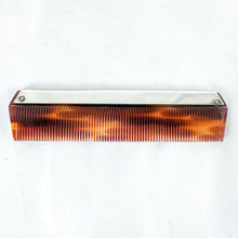 Load image into Gallery viewer, Vintage Gould Sterling Silver Mahogany Wood Brush and Comb Set with Box