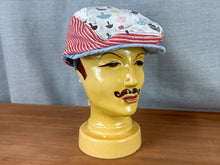 Load image into Gallery viewer, Hand-Made Flat Caps, Red Mushrooms, Size Large